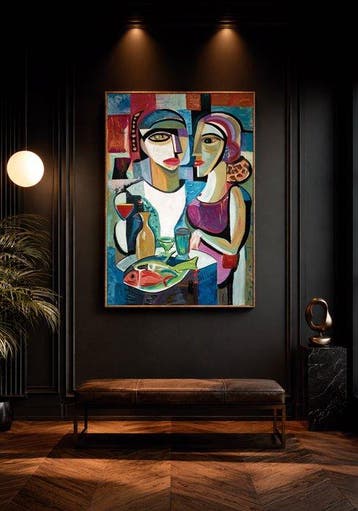 E. Pérez Lezcano - La Cena XL (No Reserve), Antiek en Kunst