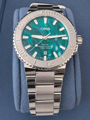 Oris - Aquis Date X Bracenet Automatic - Zonder minimumprijs, Nieuw