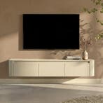 *WOONWINKEL* Zwevend Tv-meubel Beige Ronde Hoeken 160 Cm, Verzenden, Nieuw