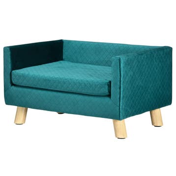 Hondensofa Hondenbed Hondenbank Van Fluweel Met Rugleuning,, Verzenden, Nieuw