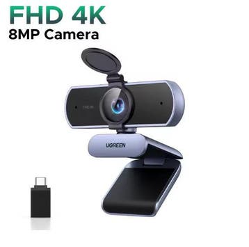 4K 8MP Webcam met Autofocus en Dual AI Mic USB Camera, Verzenden, Nieuw