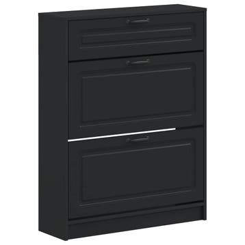 vidaXL Schoenenkast UTRECHT 78 x 24 x 100 cm Bewerkt hout, Verzenden, Nieuw