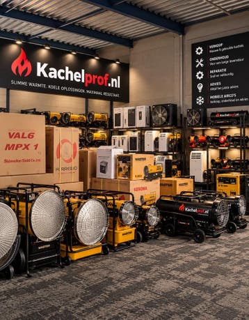 Airrex AH-900i Bleu flame diesel-infraroodkachel Wifi 2500m, Ophalen, 60 tot 150 cm, 80 cm of meer, Kachel