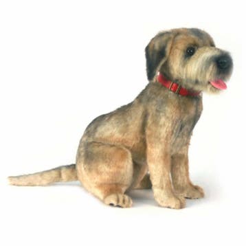 Hansa Border Terrier knuffel - pluche - 44 cm - hond, Verzenden, Nieuw