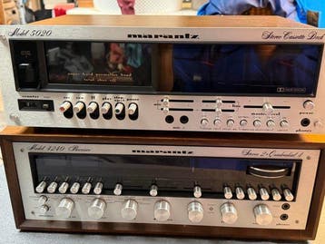 Marantz - 4240 (with WC-22 Wooden Case) & 5020 Hifi-set, Nieuw