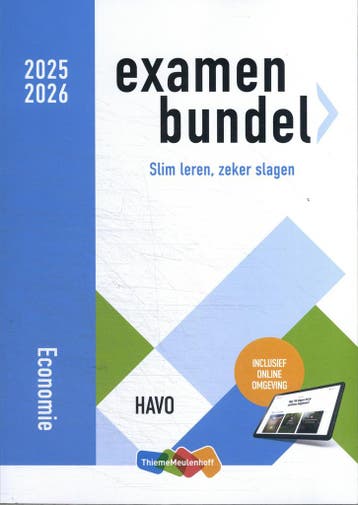 Examenbundel / havo Economie 2025/2026 9789006994292, Boeken, Schoolboeken, Verzenden, Zo goed als nieuw