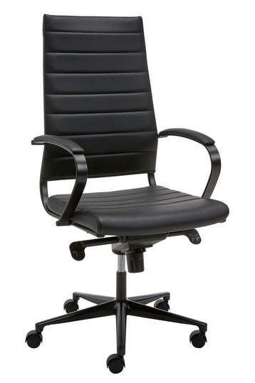 Puglia Design Bureaustoel Hoog Deluxe met Zwart Frame, Ophalen of Verzenden, Nieuw