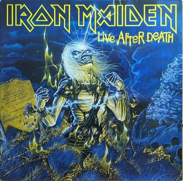 Iron Maiden - Live After Death (LP, 1985), Ophalen of Verzenden, Gebruikt