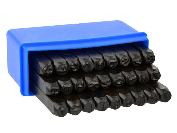 Slagletters 6mm - Gehele Alfabet - 27 Dlg - Slag Letters - G, Auto diversen, Autogereedschap, Nieuw, Ophalen of Verzenden