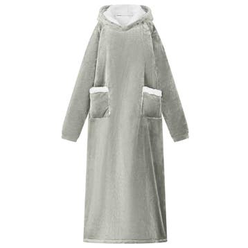 Warme Deken hoodie Grijs - Retourtje met 28% korting, Maat 46/48 (XL) of groter, Ophalen of Verzenden, Zo goed als nieuw, Grijs