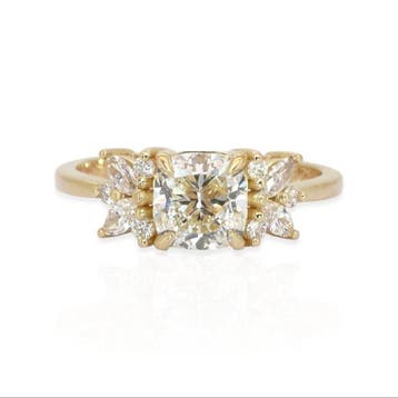 Ring - 18 karaat Geel goud - 1.84ct. tw. Diamant, Nieuw