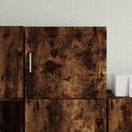 vidaXL Wandkast 45x42,5x40 cm bewerkt hout gerookt, Minder dan 50 cm, Verzenden, Nieuw, Minder dan 100 cm
