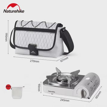 Naturehike Mini Camping Gasfornuis 2.2KW - Ultralicht & Draa, Verzenden, Nieuw