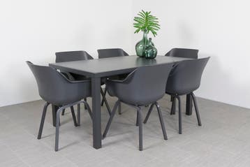 Hartman Sophie Element/Alma 160 cm. tuinset – 7-delig, Verzenden, Nieuw, Overige materialen, Tuinset