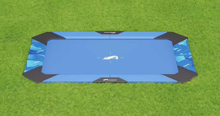 Flat to the ground Trampoline Rechthoekige Akrobat XCITYX, Kinderen en Baby's, Speelgoed | Buiten | Trampolines, Nieuw, Ophalen of Verzenden