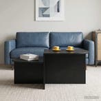 vidaXL Salontafel Zwart eiken 100 x 50 x 40 cm Bewerkt hout, Huis en Inrichting, Tafels | Salontafels, Verzenden, Nieuw, 50 tot 100 cm