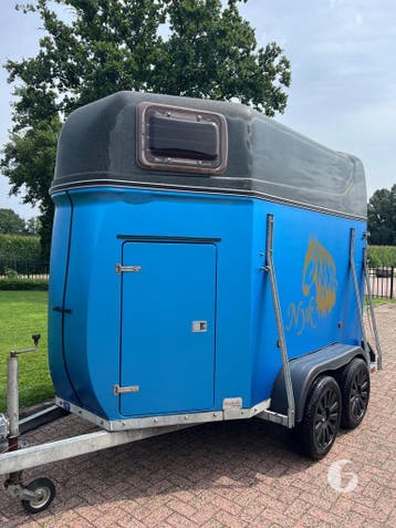 Polyester Westeria 2-paards Paardentrailer!, Ophalen, Zo goed als nieuw, Polyester, 2-paards trailer