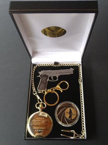 James Bond - Lot of 3 - Limited Edition 24K Gold plated, Nieuw