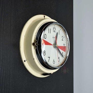 Scheepsklok - Industrial Aluminium - 1990-2000, Antiek en Kunst, Antiek | Klokken
