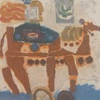 Théo Tobiasse (1927-2012) - Une fleur pour Mardochée