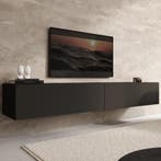 Tv-meubel 200cm mat zwart | nieuw | gratis bezorging hangend, Huis en Inrichting, Overige materialen, Verzenden, Modern Industrieel