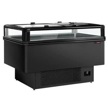 GGM Gastro | Vrieseiland - 1533x995mm - 260 liter - glazen |, Verzenden, Nieuw, Inbouw