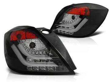 Achterlichten Opel Astra H GTC Tube LED zwart, Ophalen of Verzenden, Nieuw
