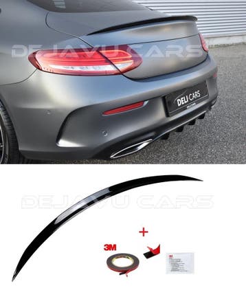 C63S AMG Look Achterklep spoiler voor Mercedes Benz C Klasse, Ophalen of Verzenden