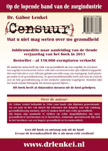 Censuur 9789081738880 Gábor Lenkei, Boeken, Verzenden, Gelezen, Gábor Lenkei