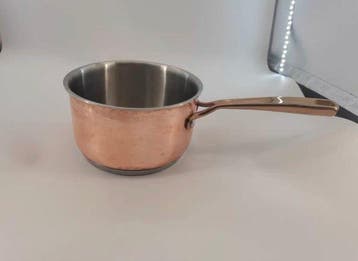 Kookpan - Koper, roestvrij staal - Koperen sauspan