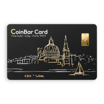 Malta Coin Bar Goud 0,5 gram, Verzenden