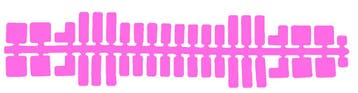 Feuchtmann - 31615 - Ministeck standaard kleurenstrips roze, Verzenden, Nieuw, Knutselen