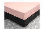PRIMAVIERA DELUXE Satijnen Hoeslaken Roze - 160 x 220, Nieuw