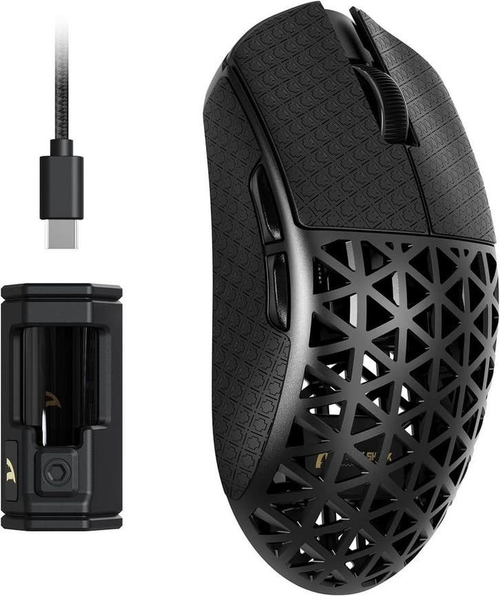 Koolstofvezel Gamingmuis 8000Hz | Laatste Stuk!, Computers en Software, Muizen, Linkshandig, Gaming muis, Draadloos, Nieuw, Muis