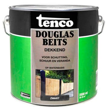 Tenco douglasbeits dekkend 2,5 liter, zwart, blik, Verzenden, Nieuw