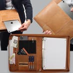 Documentenmap A4 - Schrijfmap Leer - Veel kleuren leren map, Ophalen of Verzenden, Nieuw