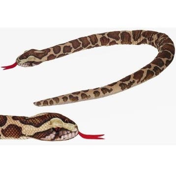 Birmese python knuffel - pluche slang - 150 cm - speelgoed, Verzenden, Nieuw