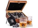 Veiling - Whisky set 8 Koelstenen en 2 Whiskey Glazen