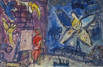 Marc Chagall (1887-1985) - Le Songe de Jacob, Antiek en Kunst