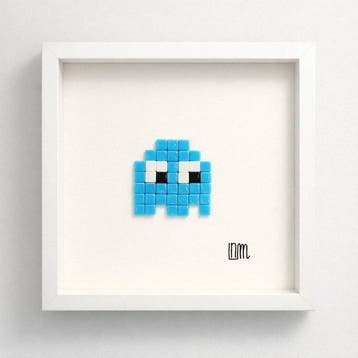 nLm - Pac-Man Blue (Ghost) • Mosaic • 23/50