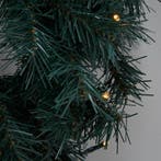 2 verlichte kerstbomen en krans Fraser (h95 x Ø55 cm), Verzenden