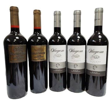 2000 , 2004 Barón de Ley, Finca Monasterio, author wine x2 &, Nieuw
