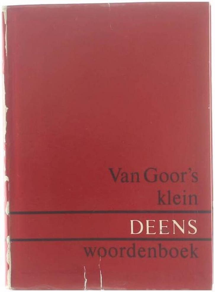 Van goors klein deens woordenboek 9789010031938 Goor, Boeken, Overige Boeken, Gelezen, Verzenden