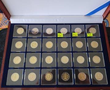 Europa. 2 Euro 2006/2016 (24 monete) Proof + BU (Zonder