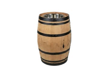 Wijnvat 225 liter met RVS ijsbak - Een échte blikvanger!, Tuin en Terras, Tuinmeubel-accessoires, Ophalen of Verzenden, Nieuw