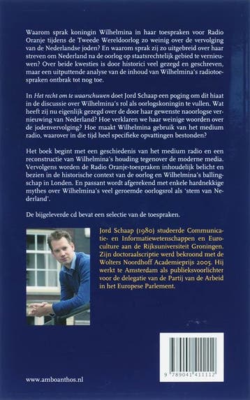 Het recht om te waarschuwen - Jord Schaap 9789041411112, Boeken, Verzenden, Zo goed als nieuw, Jord Schaap
