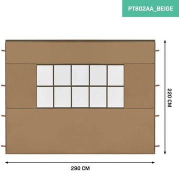 2dekans | VONROC Zijwanden Set - Voor Premium Partytent, Ophalen of Verzenden, Zo goed als nieuw
