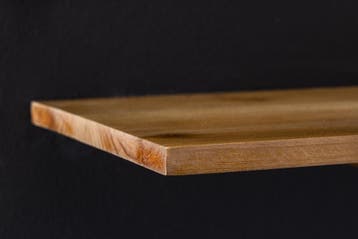Massieve wandplank HERITAGE 75 cm naturel grenenhout goud, Ophalen of Verzenden, Nieuw