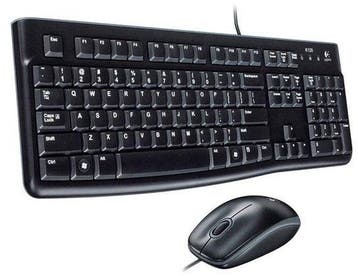 Logitech MK120 Wired Desktopset (QWERTY US), Computers en Software, Toetsenborden, Ophalen of Verzenden, Nieuw, Logitech