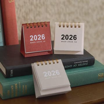 Mini Bureaukalender 2026 - Creatieve Spiraalgebonden Kalende, Verzenden, Nieuw
